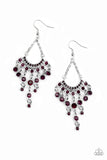 Commanding Candescence - Purple Earring