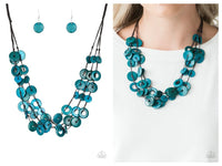 Wonderfully Walla Walla - Blue Necklace