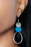 Retro Reception - Blue Earring