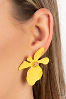 Hawaiian Heiress - Yellow Post Earring