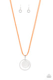 Rural Reflection - Orange Necklace