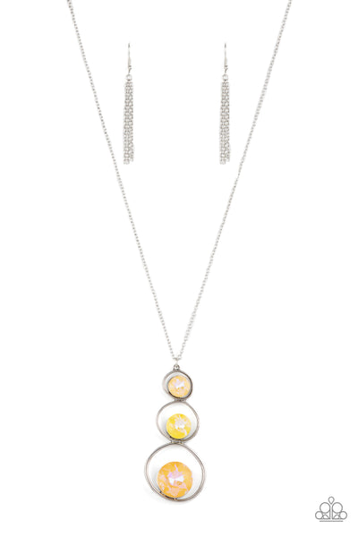 Beautifully bubbly hotsell yellow necklace paparazzi