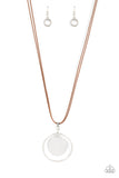 Rural Reflection - Brown Necklace