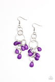 Sandcastle Sunset - Purple Earring