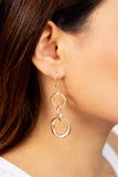 Metro Machinery - Gold Earring