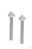 Experimental Elegance - Silver Post Earring