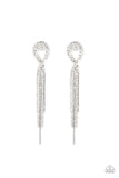 Luxury Lasso - White Post Earring