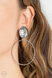 Rural Renewal - Silver Clip-on Earring