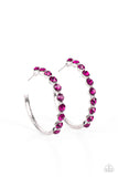 Photo Finish - Pink Hoop Earring