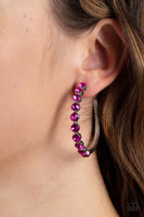 Photo Finish - Pink Hoop Earring