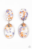 Flaky Fashion - Orange Post Earring