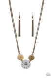 Shine Your Light - Brass Necklace