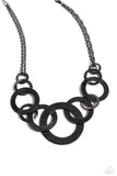 Uptown Links - Black Necklace
