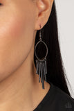 Mood Swing - Black Earring