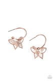 Butterfly Freestyle - Rose Gold Hoop Earrings