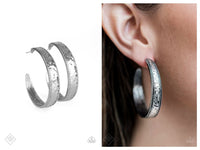 Soul Train - Silver Hoop Earring