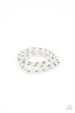 Eiffel Tower Tryst - White Bracelet