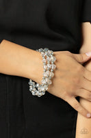 Eiffel Tower Tryst - White Bracelet