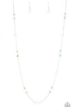 Keep Your Eye on the BALLROOM - Blue Necklace