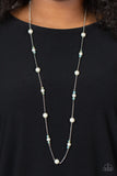 Keep Your Eye on the BALLROOM - Blue Necklace