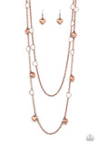 Chicly Cupid - Copper Necklace