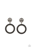 Playfully Prairie - Black Post Earring