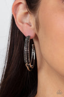 Triple Crown Couture - Silver Hoop Earring