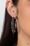 Triple Crown Couture - Silver Hoop Earring