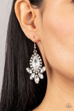 Serving Up Sparkle - White Earring