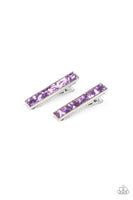 For All The World To SEQUIN - Purple Hair Clip