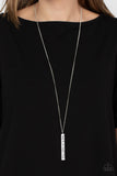 Matt 7:7 - Silver Necklace