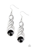 High-Ranking Royalty - Black Earring