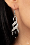 High-Ranking Royalty - Black Earring