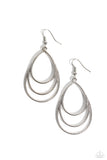 Trendy TIER-Drops - Silver Earring