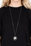 There She GLOWS! - White Necklace