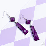 Hollywood Harmony - Purple Earring