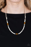 Groundbreaking Glamour - Brown Necklace