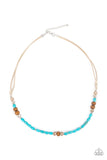 Groundbreaking Glamour - Blue Necklace