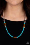 Groundbreaking Glamour - Blue Necklace