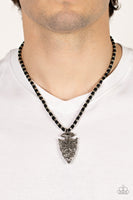 Get Your ARROWHEAD in the Game - Black Urban Necklace