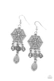 Dreamcatcher Delight - White Earring