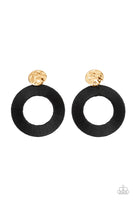 Strategically Sassy - Black Post Earring