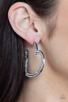 AMORE to Love - Black Hoop Earring