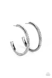 Powerhouse Precision - Black Hoop Earring