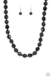 Popping Promenade - Black Necklace