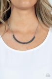 Dicey Demure - Silver Necklace
