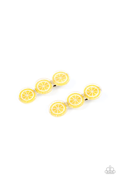 Charismatically Citrus - Yellow Hair Clip