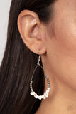 Come Out of Your SHALE - White Earring