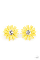 Sunshiny DAIS-y - Yellow Post Earring