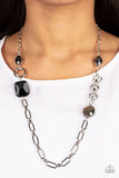 Famous and Fabulous - Black Necklace